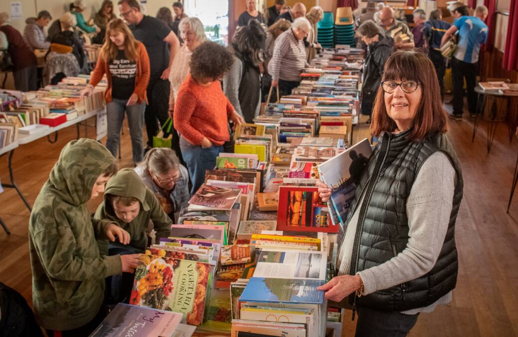Jennie Taylor, of Riverside, at the Big Ears Sanctuary book sale fundraiser. Picture: Paul Scambler