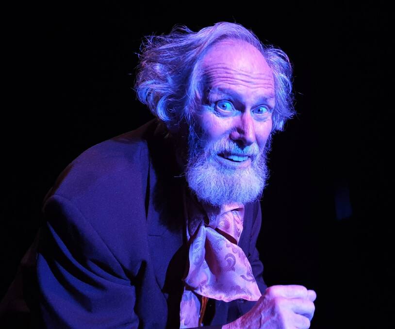 Michael Edgar as Charles Dickens for a previous performance at the Earl Arts Centre in 2019. Picture: Supplied 