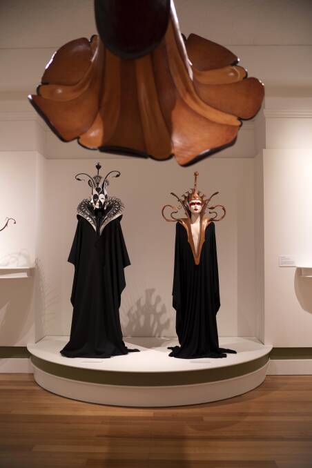 Some of the leather work created by Garry Greenwood that also featured in Skin Deep, 1999. Picture: Rob Burnett