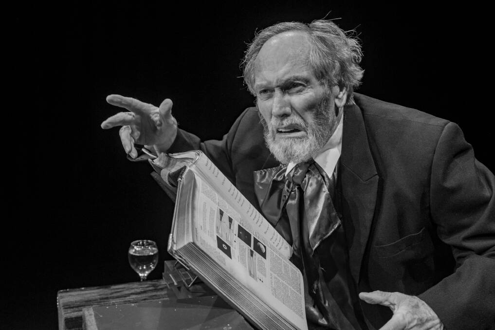 A Christmas Carol with Michael Edgar as Charles Dickens. Picture: Paul Scambler 