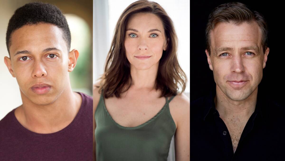 The headliners for the Australian Musical Theatre Festival 2021: Callum Francis, Natalie O'Donnell, and Simon Gleeson. Pictures: Supplied