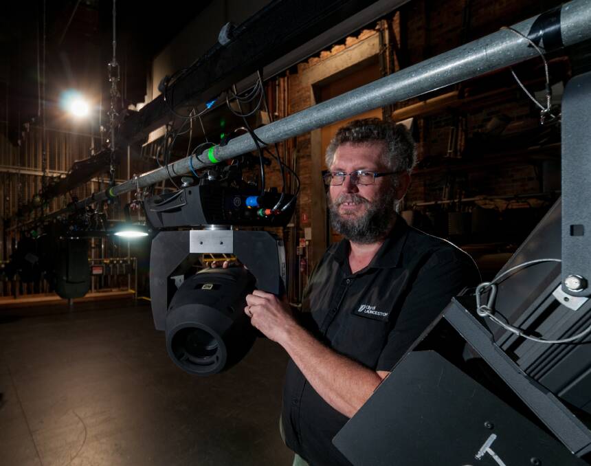 Malcolm Butters is the technical manager at Theatre North. Picture: Phillip Biggs