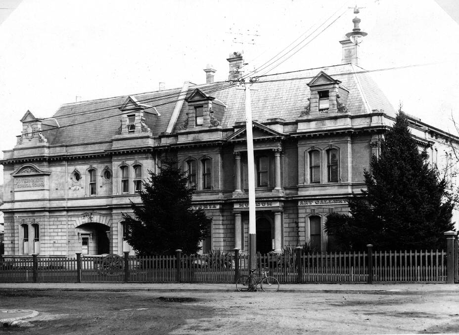 View of the Queen Victoria Museum and Art Gallery and Technical School, Launceston, Tasmania, 1911. Picture: H.J King