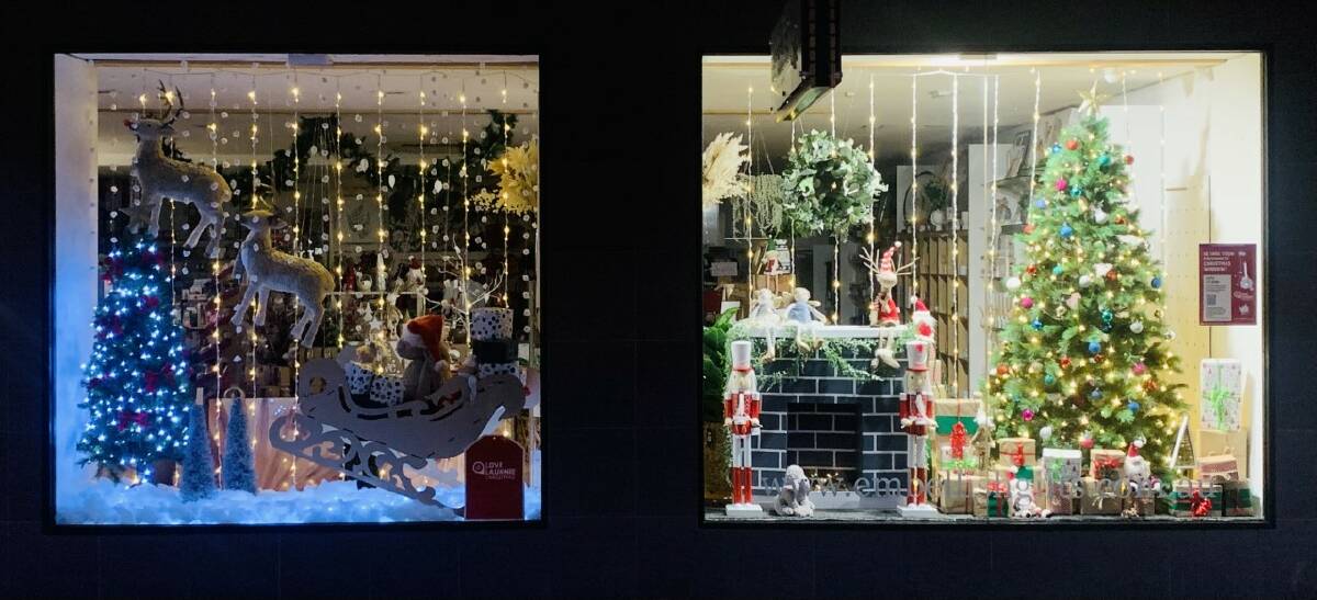 Embellish's Christmas Windows. Picture: Claire Foley