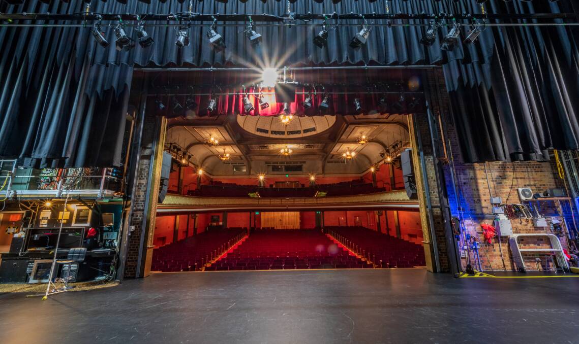 The Princess Theatre from on stage. Picture: Phillip Biggs 