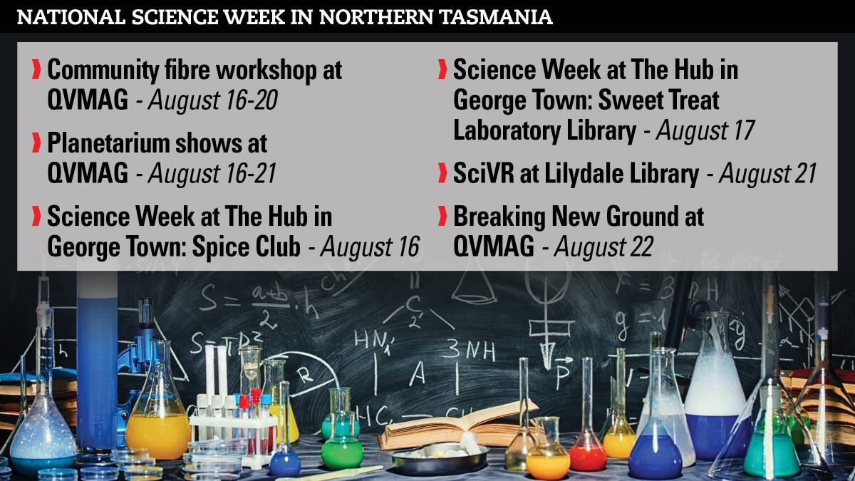 Some of the events being held in Northern Tasmania for National Science Week. Picture: Graphic 