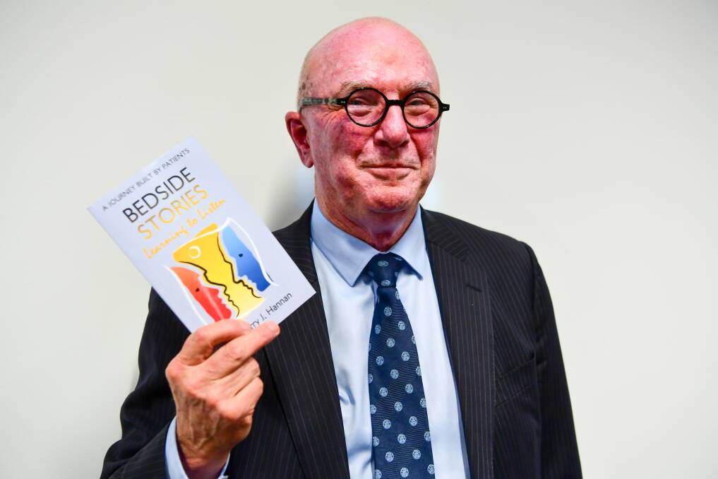 Dr Terry Hannan with his book Bedside Stories. Pictures: Neil Richardson