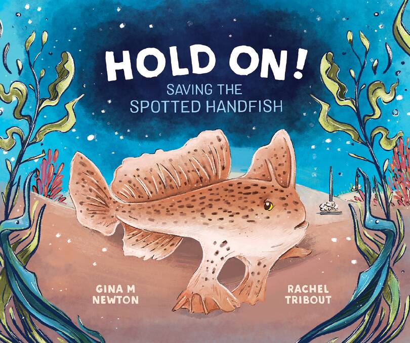 Spotted Handfish book cover. Picture supplied. 