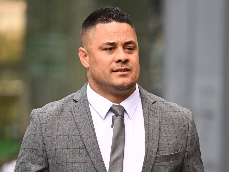 Former NRL player Jarryd Hayne is on trial over the alleged sexual assault of a woman in 2018. (Dean Lewins/AAP PHOTOS)