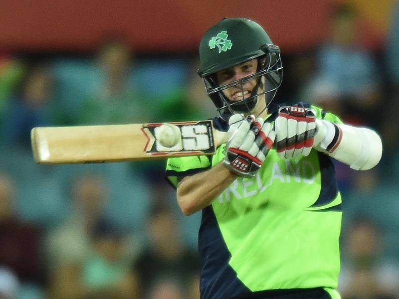 George Dockrell has edged Ireland to victory over Afghanistan in their T20 international series. (Mick Tsikas/AAP PHOTOS)