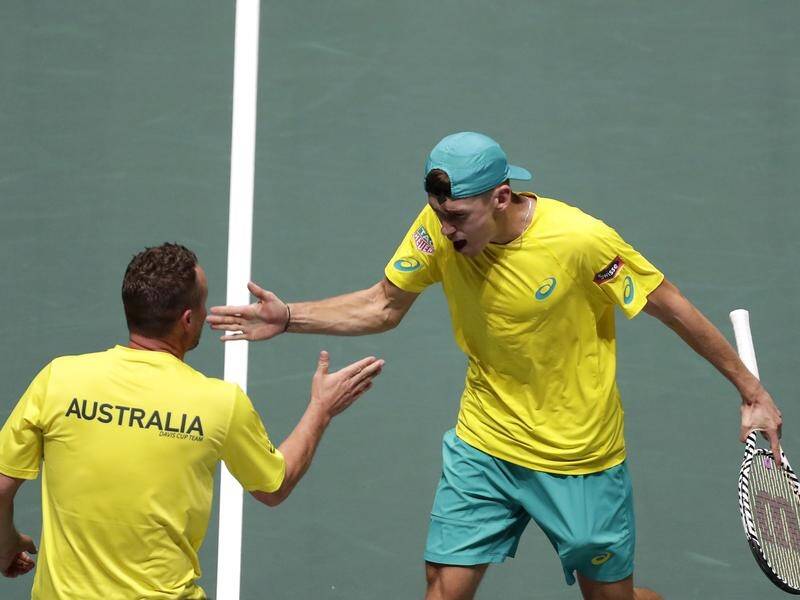 Australia's team bond will serve them well in the ATP Cup, says world No.18 Alex de Minaur (right).