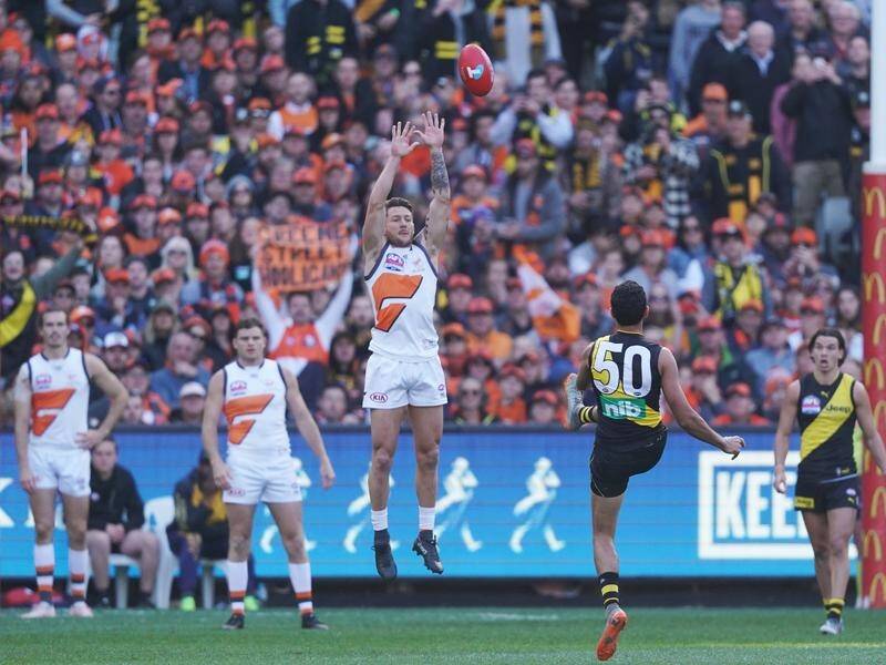 Marlion Pickett capped his stunning AFL debut with a goal against GWS in the grand final.