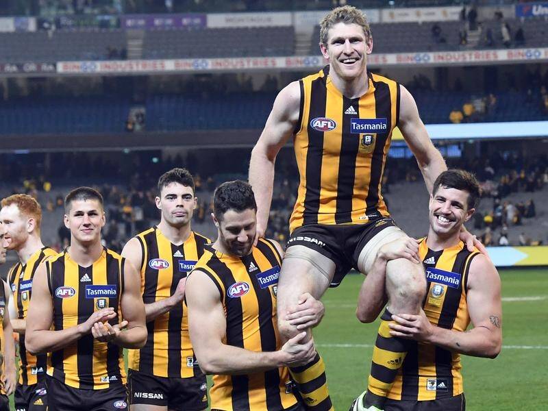 Ben McEvoy (top) believes the Hawks are doing all the right things.