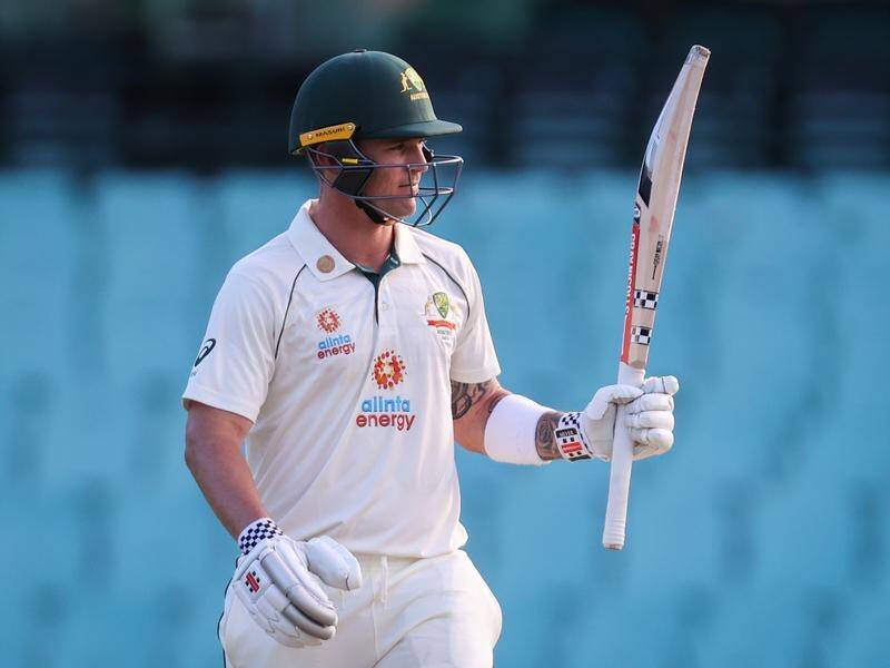 An unbeaten Ben McDermott century has helped Australia A draw their tour match against India.