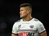 Manly's Josh Schuster will spend more time in reserve grade before returning to the NRL. (Joel Carrett/AAP PHOTOS)