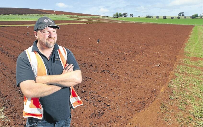 Facebook is being used for updates on the state's soil and experts like Dr Mark Boersma at the Forthside Research Farm are jumping on board.