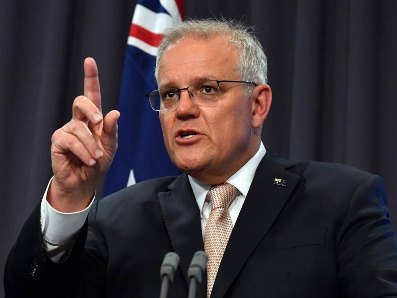 Scott Morrison previously used the "who do you trust" line when he called the 2019 election.