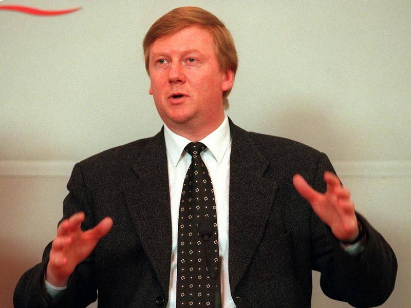 Former reformer Anatoly Chubais has left Russia, a source says.