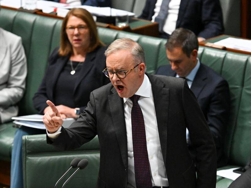 The prime minister has defended his government as it marks the halfway point of its term in office. (Lukas Coch/AAP PHOTOS)