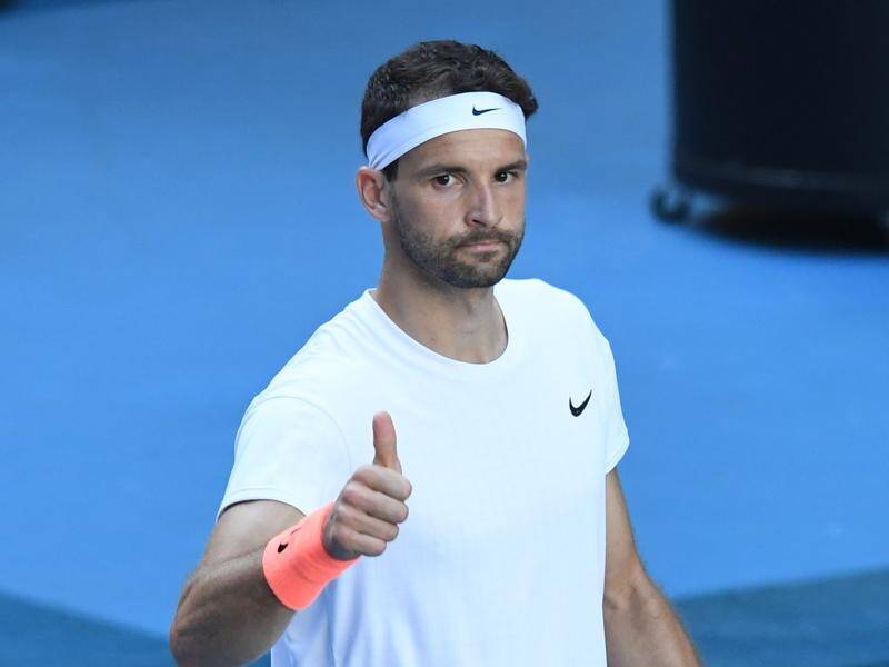 Grigor Dimitrov is wary of his unfancied Australian Open quarter-final opponent.