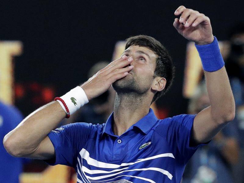 Novak Djokovic blowing kisses to the crowd after a win is "cringeworthy," says Nick Kyrgios.