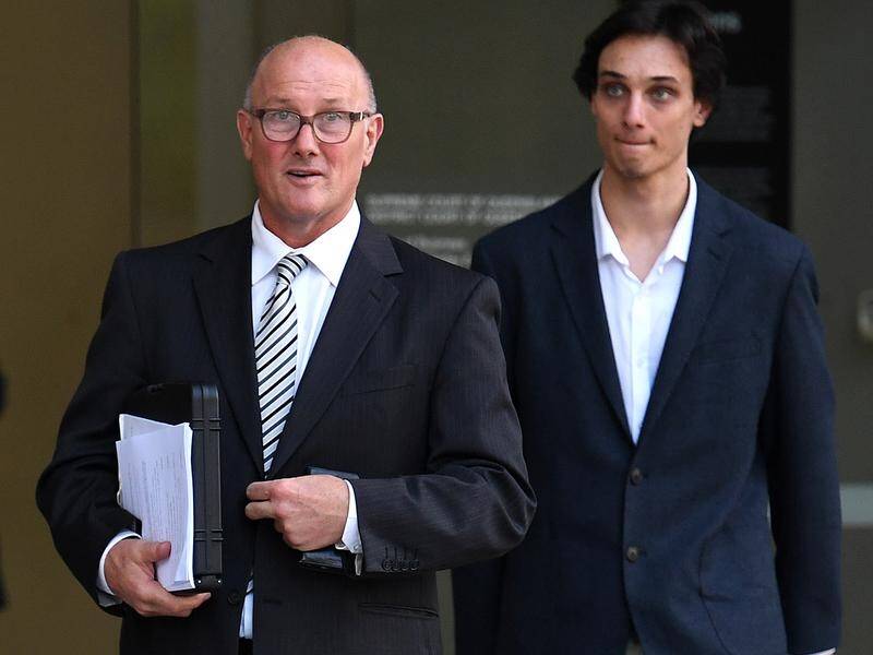 David (left) and Lachlan Pirie have been cleared of assault charges.