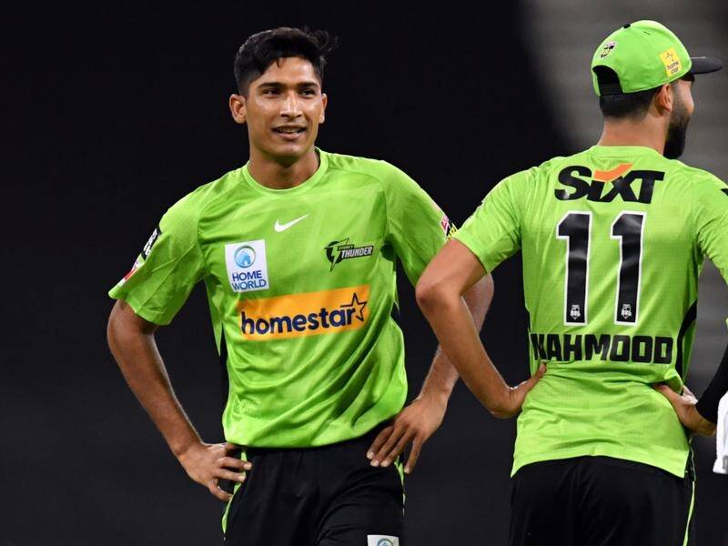 Sydney Thunder paceman Muhammad Hasnain has been reported for a suspected illegal bowling action.