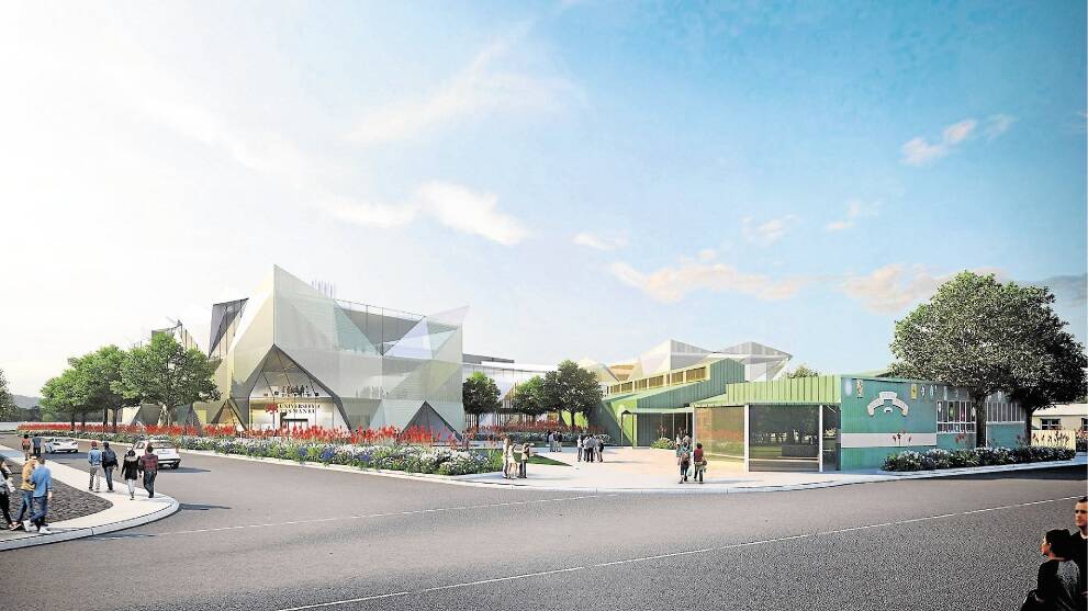 Artist's impression of the Willis Street building in the proposed University of Tasmania move to Inveresk.