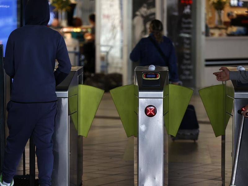 Myki card readers went down at most Victorian train stations and on buses and trams. (Con Chronis/AAP PHOTOS)