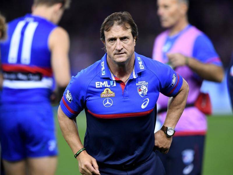 Luke Beveridge isn't sure where it's going wrong for the Bulldogs after a fourth loss in five games.