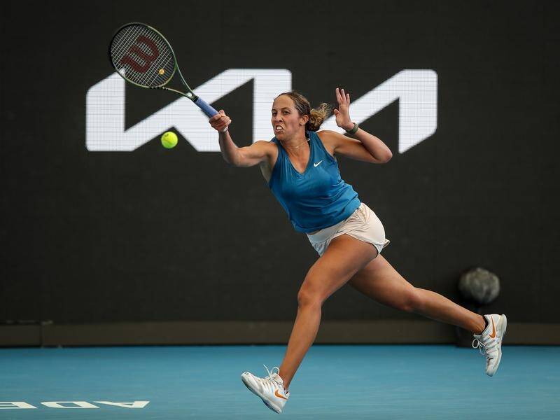 Madison Keys has hammered her way to a WTA title in Adelaide.