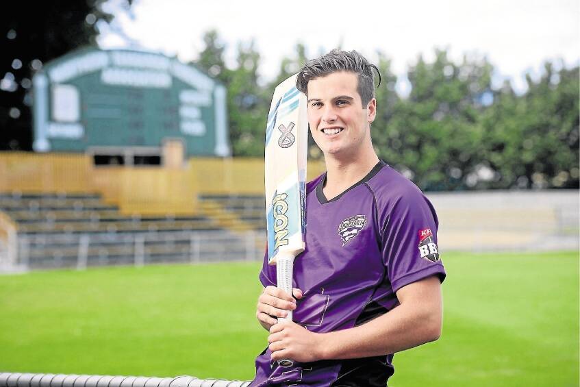 Fletcher Seymour, of Mowbray, has been awarded a Hobart Hurricanes development rookie contract. Picture: PHILLIP BIGGS