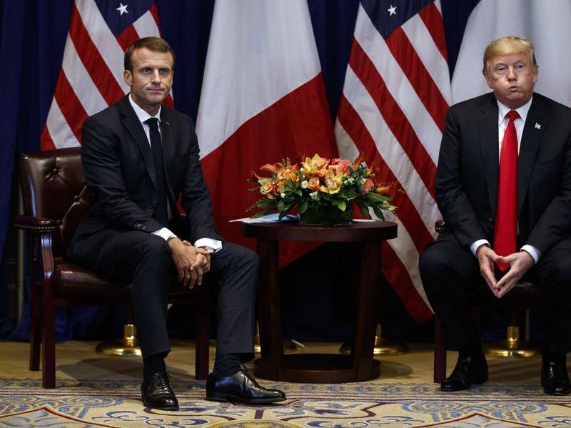 The bromance of French President Emmanuel Macron and US President Donald Trump has cooled.