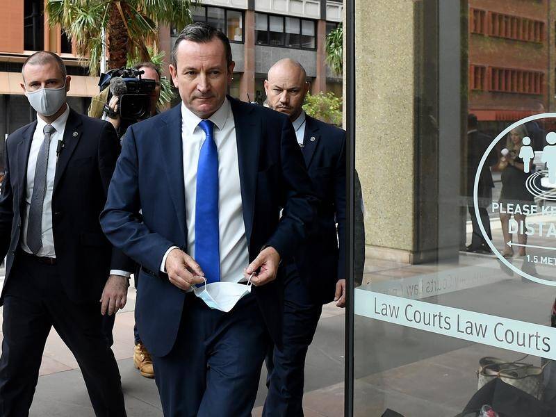 Mark McGowan told the WA parliament there would be some cost to taxpayers from his defamation case. (Bianca De Marchi/AAP PHOTOS)