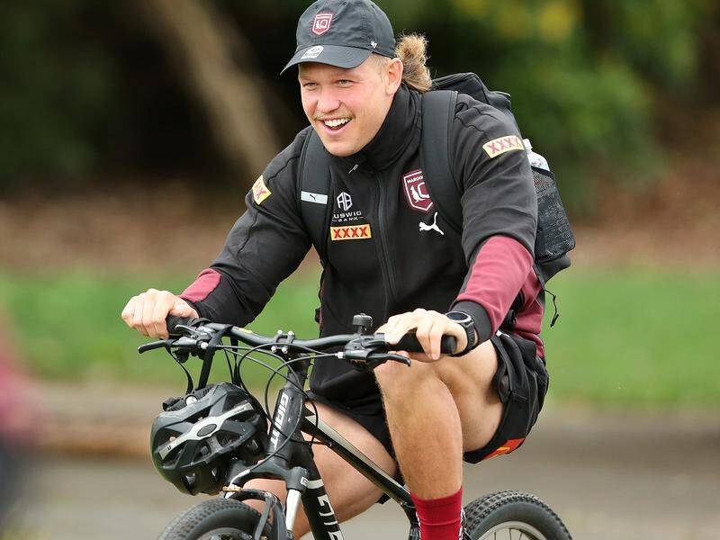 Reuben Cotter is in a rush to get home to Townsville after starring in Qld's Origin win over NSW.