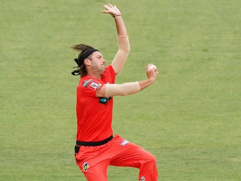 Zak Evans picked up five wickets for the Renegades as they upset the Hurricanes in the BBL.