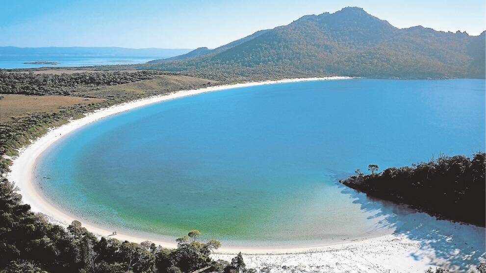 Wineglass Bay. Photograph by Tourism Tasmania. 