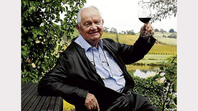Josef Chromy will shed light on his life and success at a dinner hosted at his vineyard. Picture: NEIL RICHARDSON