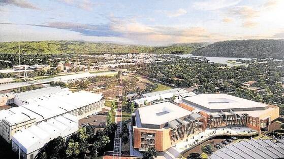 Artist's impression of the University of Tasmania's proposed Inveresk campus.