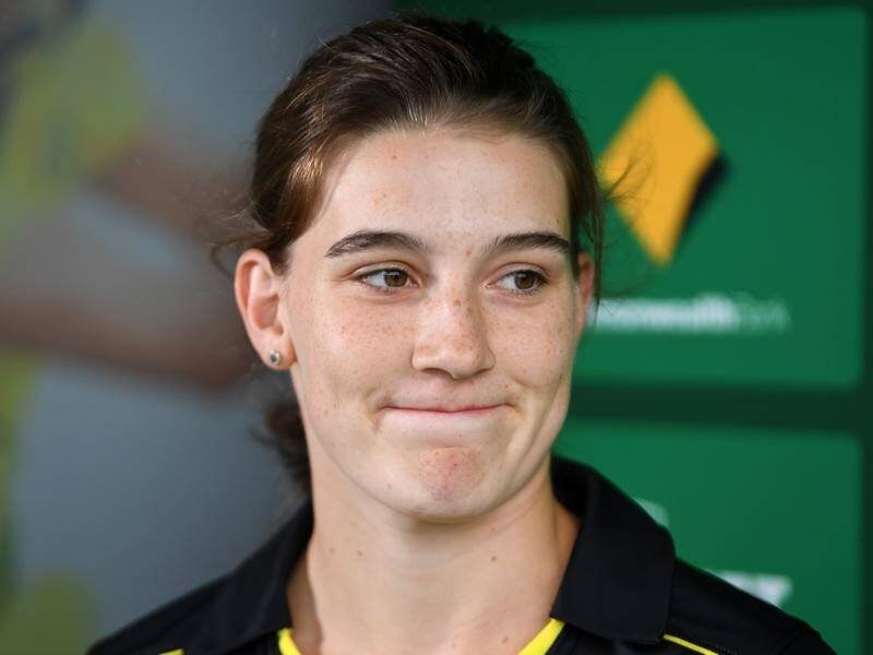 Annabel Sutherland, 18, is a surprise selection in the Australian Women's World T20 squad.