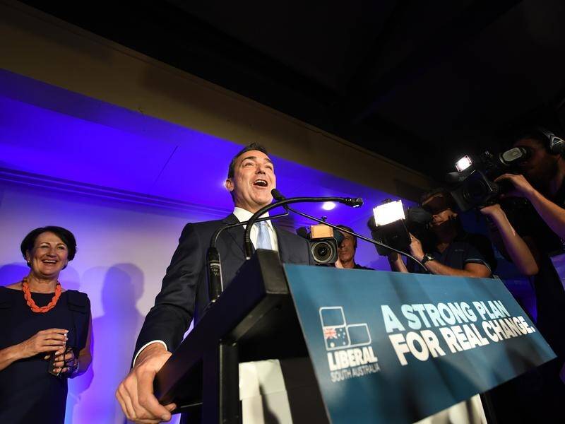 Newly elected South Australian premier Steven Marshall has promised the state a brighter future.