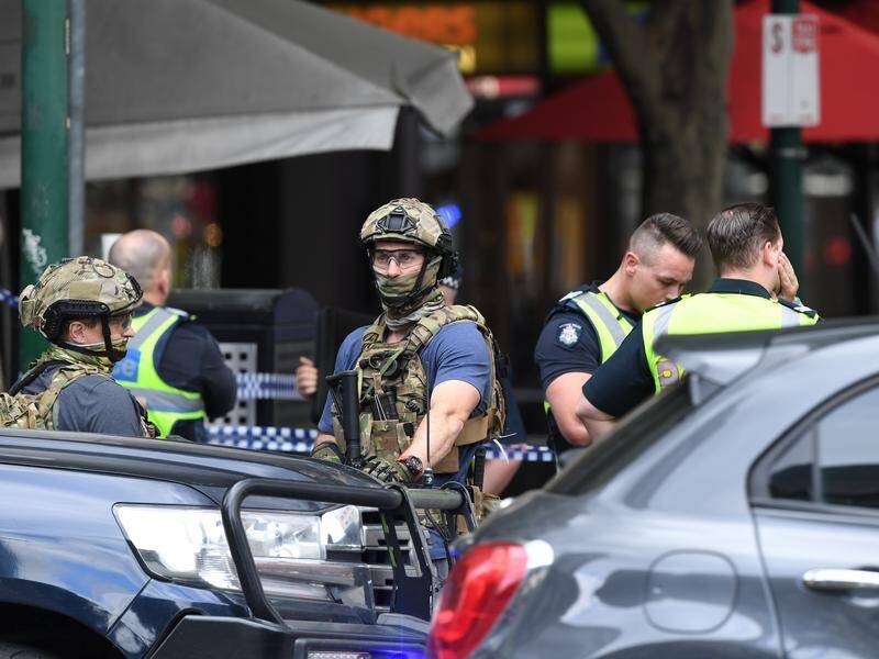 Police have redrawn weekend pubic safety plans after Friday's terror attack in central Melbourne.