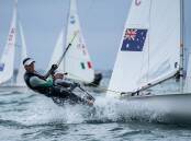 Mixed 470 pair Conor Nicholas (l) and Nia Jerwood have been added to the Olympic sailing team. (HANDOUT/BEAU OUTTERIDGE)