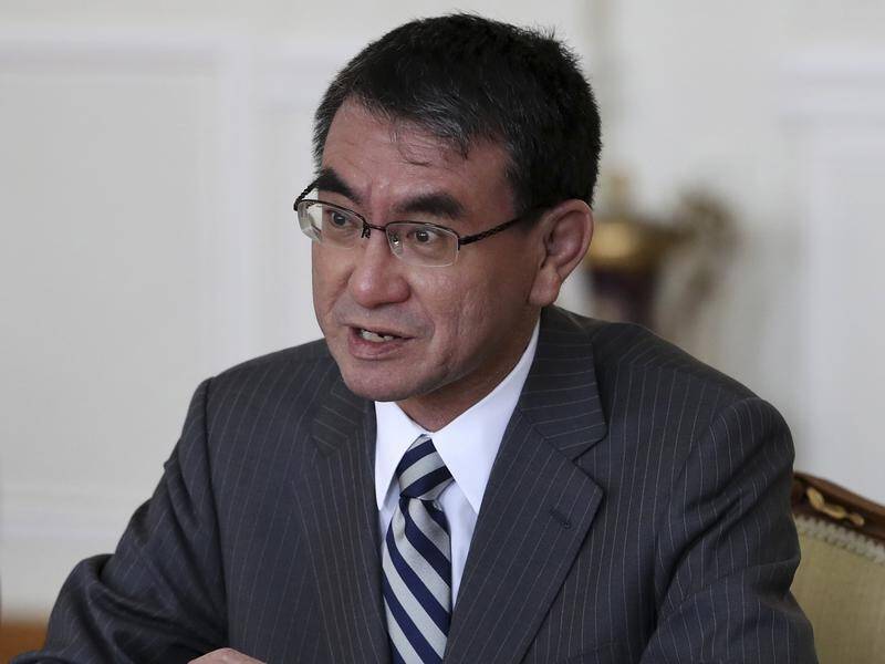 Japanese Foreign Minister Taro Kono has warned against a no-deal Brexit.