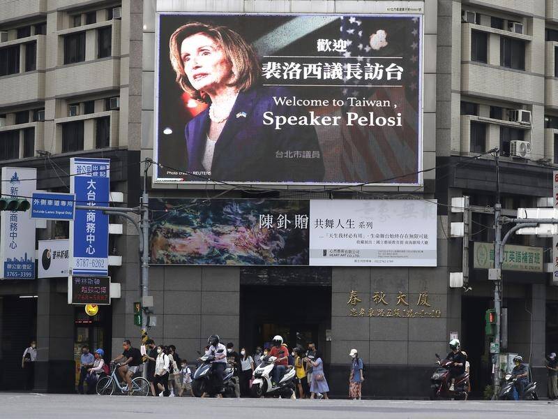 US Speaker Nancy Pelosi's visit to Taiwan provoked an aggressive response from China. (AP PHOTO)