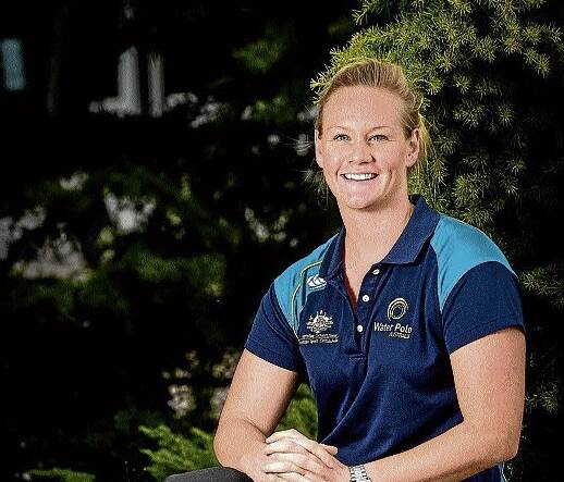Australian Olympic water polo bronze medallist Rowena Webster was a guest speaker at the TIS's elite athlete performance induction at Newstead College yesterday. Picture: PHILLIP BIGGS
