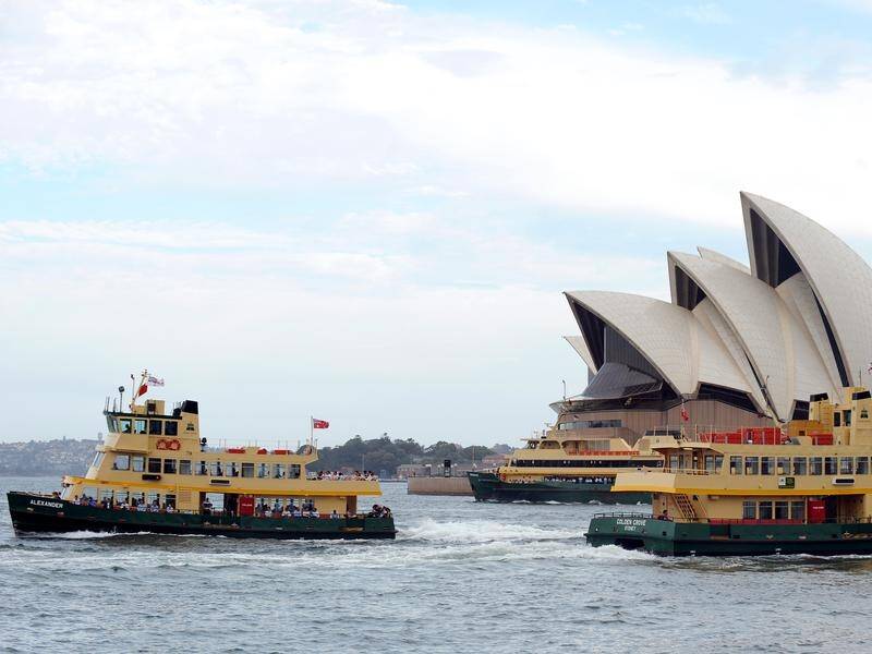 The new NSW transport minister is prioritising a return to service for Sydney's Freshwater ferries. (Paul Miller/AAP PHOTOS)
