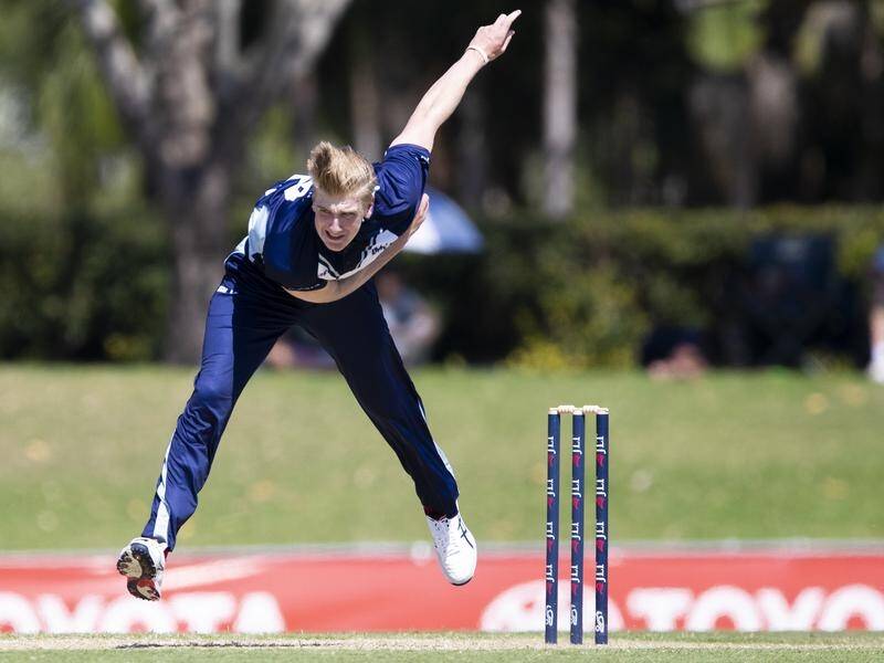 In just his third match in the competition, Will Sutherland returned 5-45 from his 10 overs.
