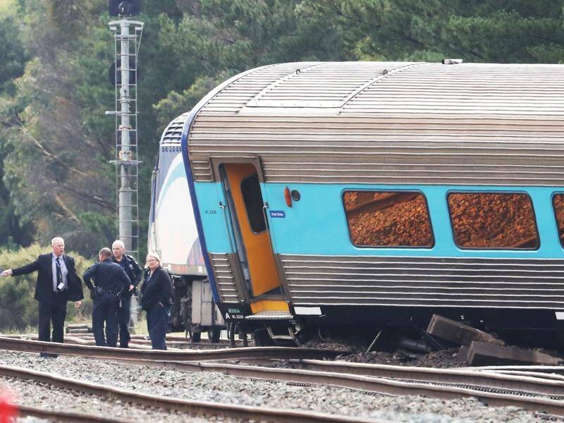 The XPT that crashed north of Melbourne, killing two people, was reportedly speeding.