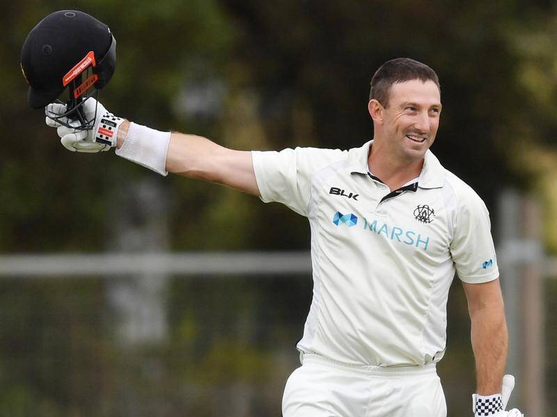 Shaun Marsh scored 115 in Western Australia's first innings total of 302 against Tasmania.